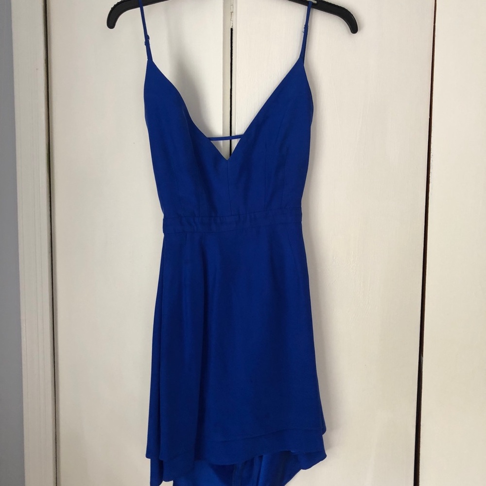 Jennifer Hope Blue silk dress